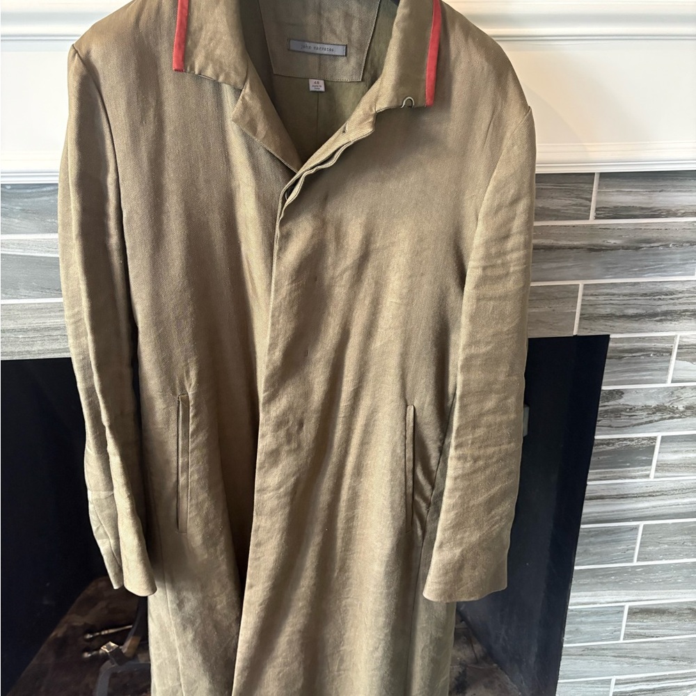 John Varvatos - Linen Punk/Military Coat